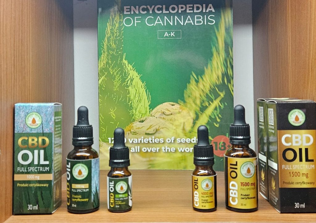 Olejek CBD full spectrum z konopi – produkty Green Hemp